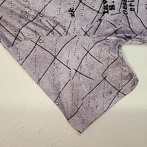 Nautical Voyage Anchor Script Mens Graphic T Shirt Dry Fit Grey Size 2XL - Picture 3 of 16